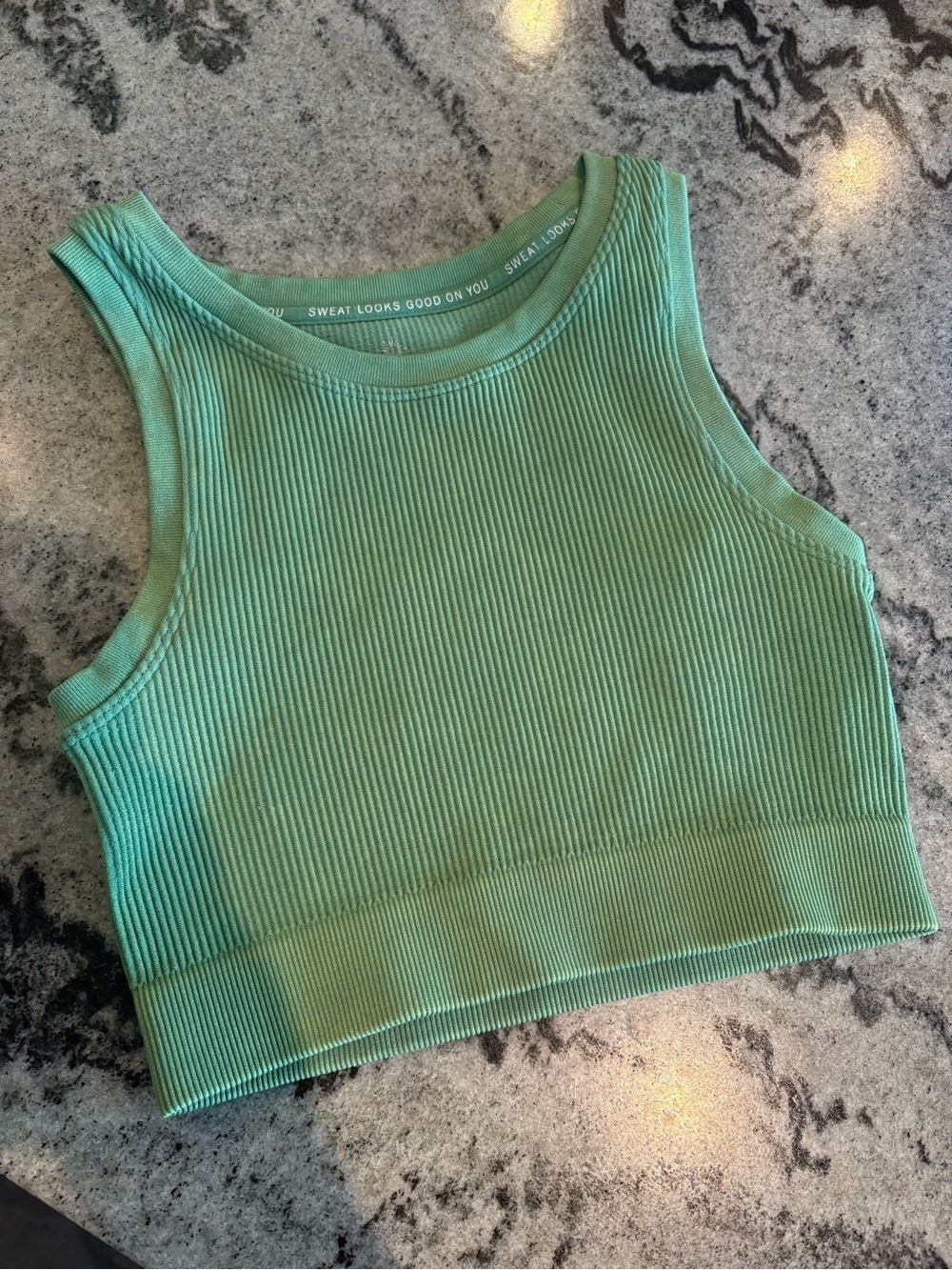 Aerie Offline Ribbed Cropped Tank Top